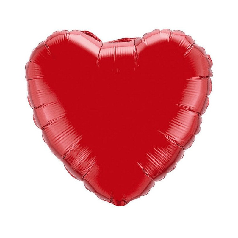 Balon Czerwone serce napełniony helem