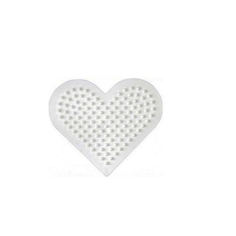 Hama 236 - małe serce - podkładka do koralików midi