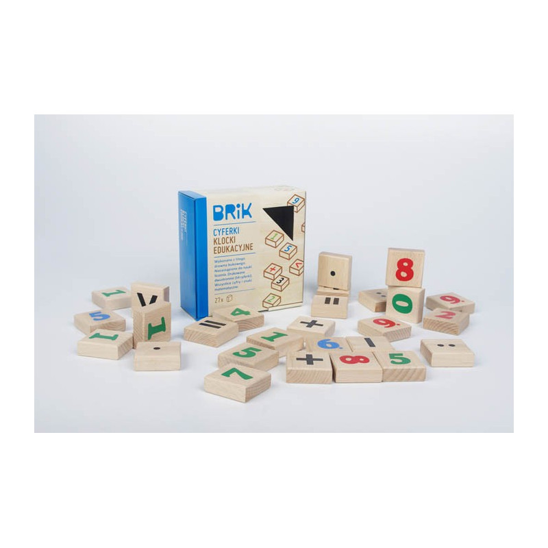 Cyferki - klocki edukacyjne 