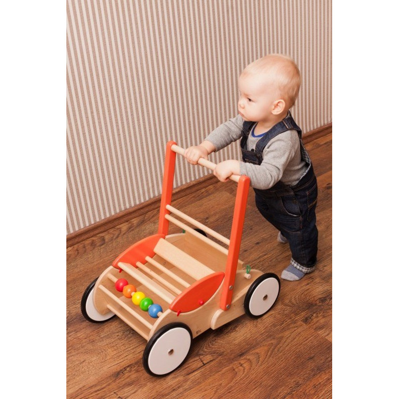 Bajo 73130 - Drewniany Chodzik Pchacz dla dziecka