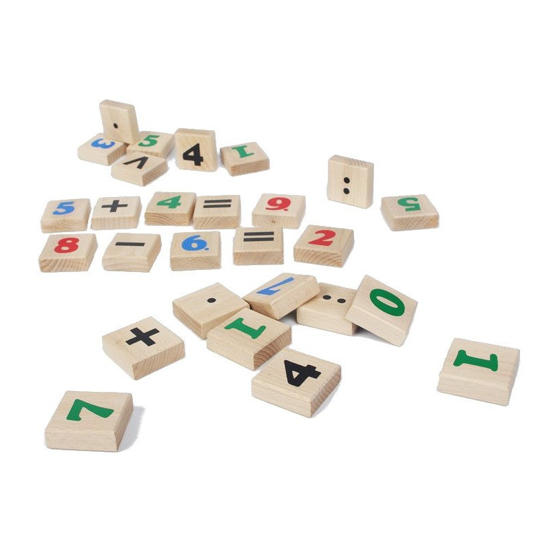 Klocki edukacyjne Cyferki 