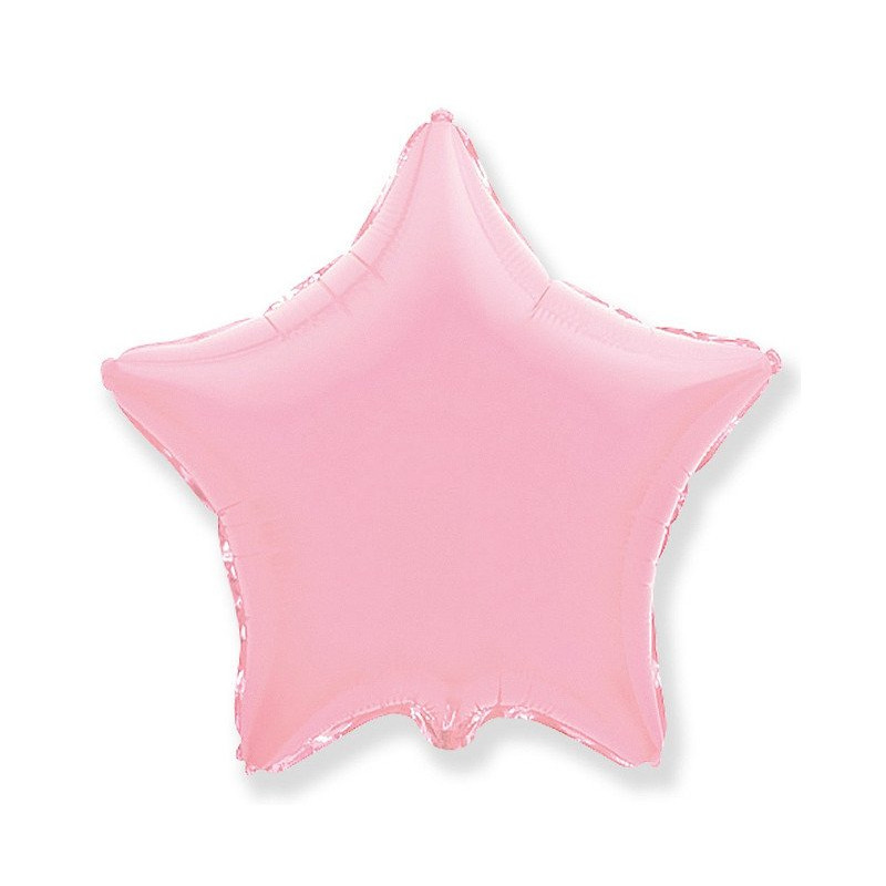 Balon foliowy różowa gwiazda 18" 