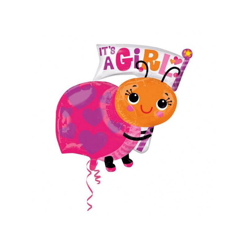 Balon foliowy 25" It's a girl biedronka