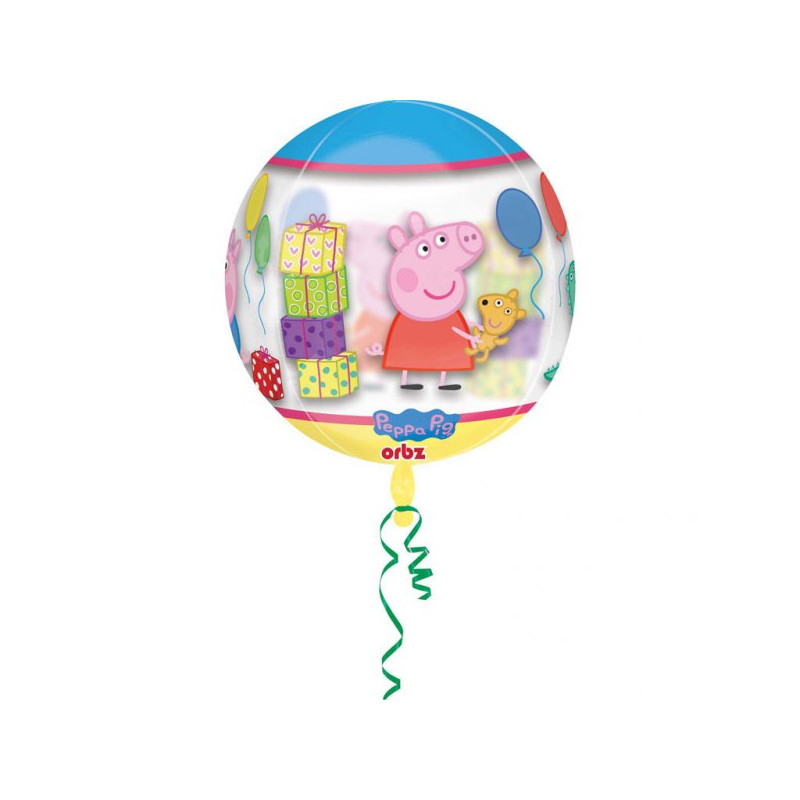Świnka Peppa 40 cm - balon foliowy transparentny