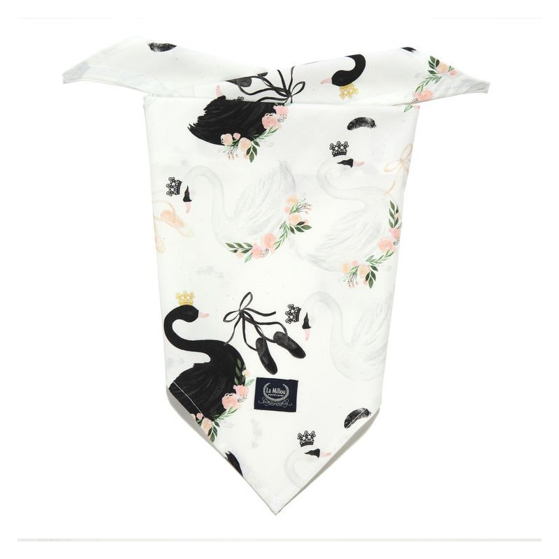 Trójkątna Chustka - Moonlight swan - La Millou 
