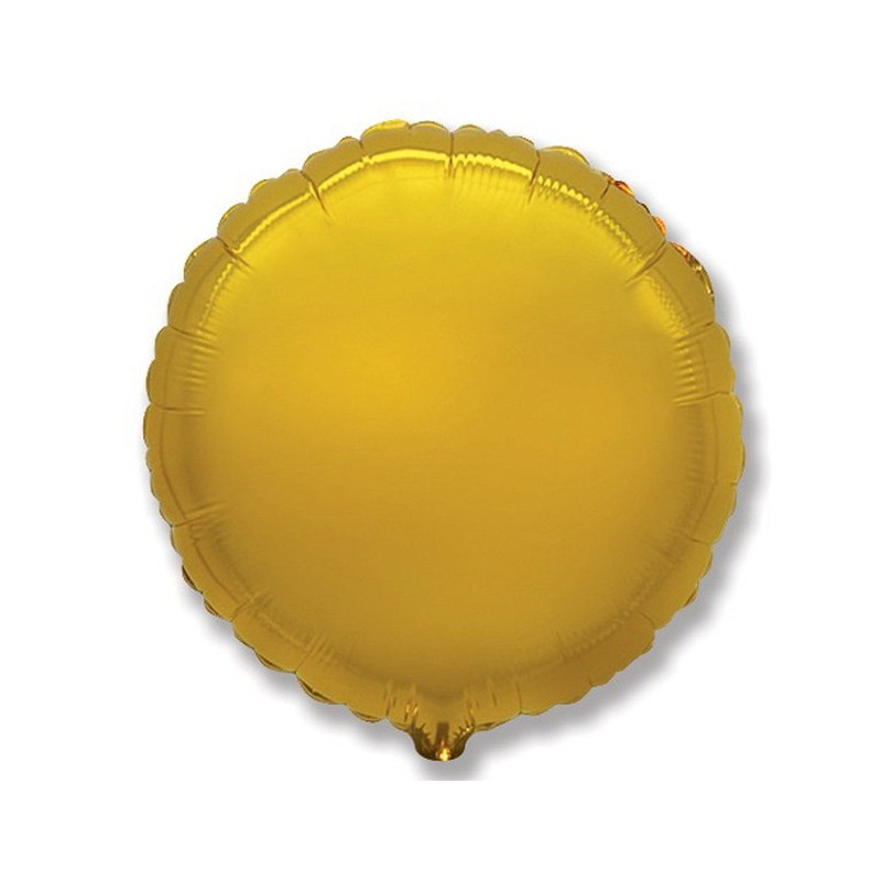 Balon foliowy okrągły 18" żółty