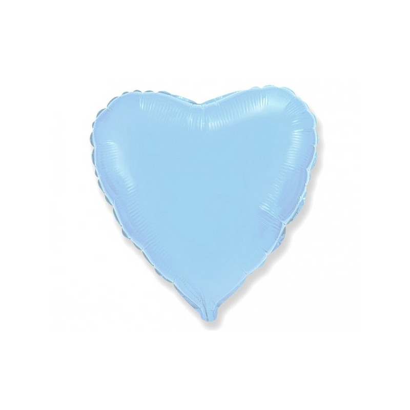 Balon turkusowe serce 17" 