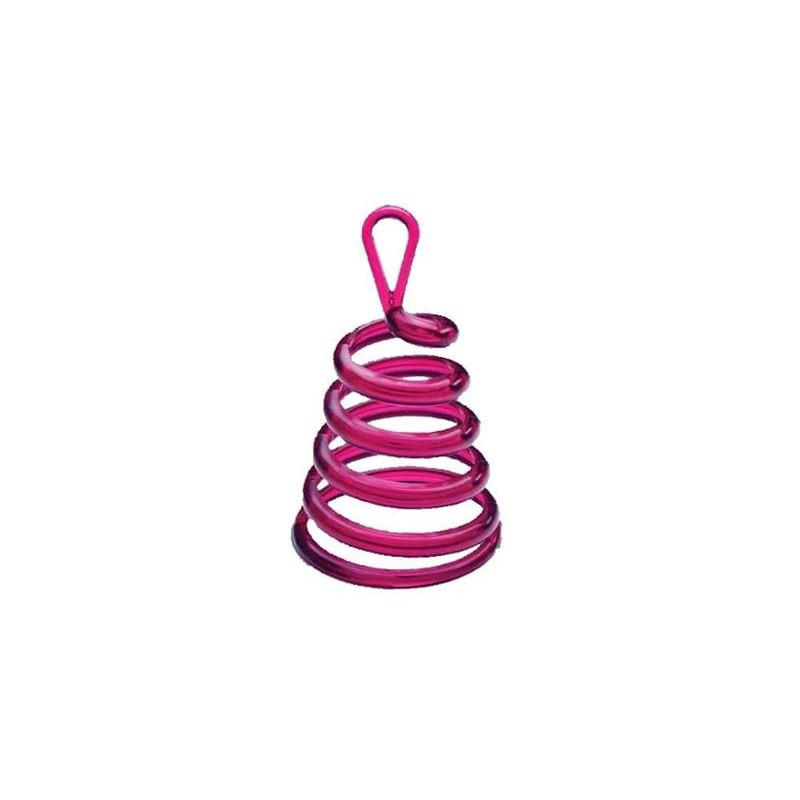 Ciężarek do balonów - Sprężyna, różowa