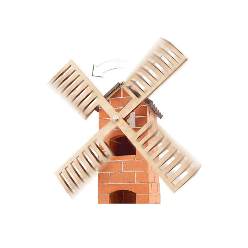 Budowle z cegiełek - Teifoc Wiatrak