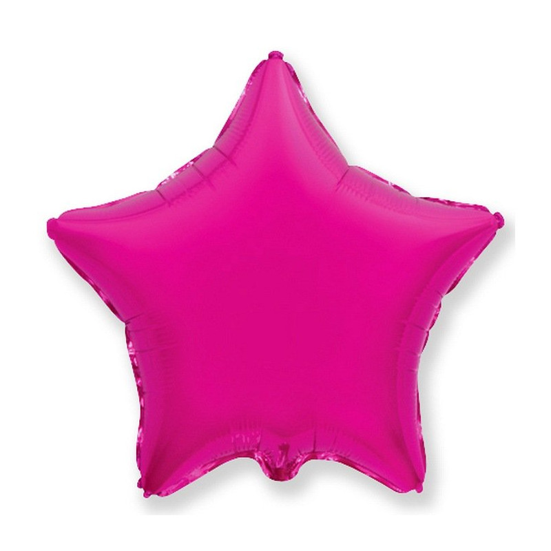 Balon foliowy różowa gwiazda 18" 