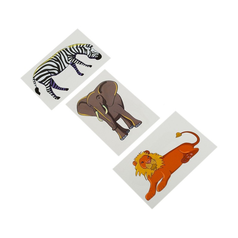 Układanka Safari, 6 klocków