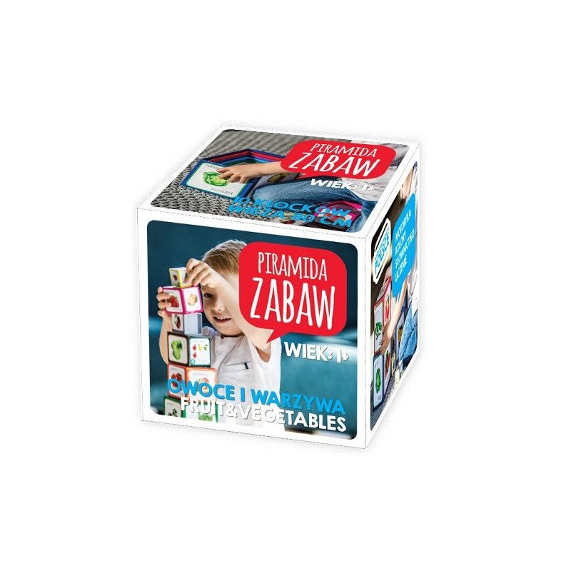 Dwujęzyczna Piramida Zabaw - Owoce i warzywa