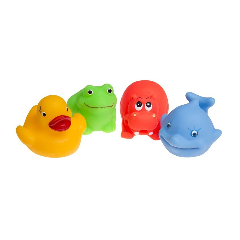 Kąpielowe zwierzątka 4 szt Tullo 034
