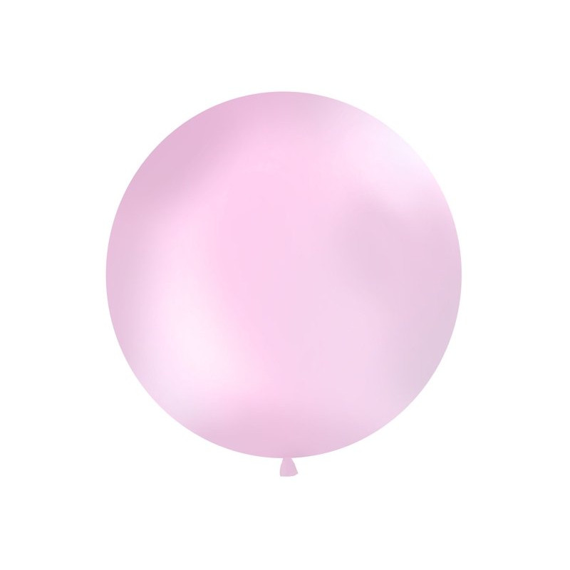 Duży Balon o średnicy 1m - Pastel Różowy