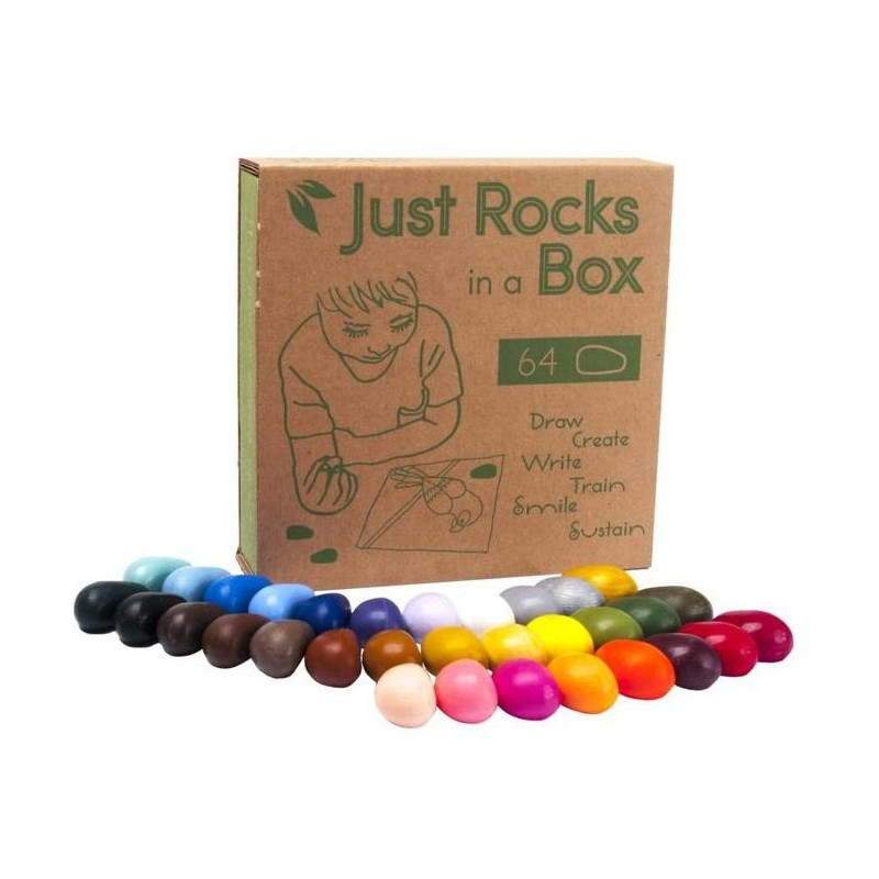 Kredki Crayon Rocks  w pudełku 64 sztuki - 32 kolory