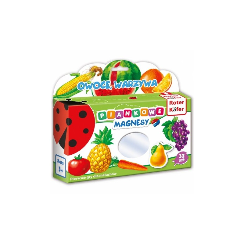 Piankowe magnesy Owoce i warzywa - Roter Kafer