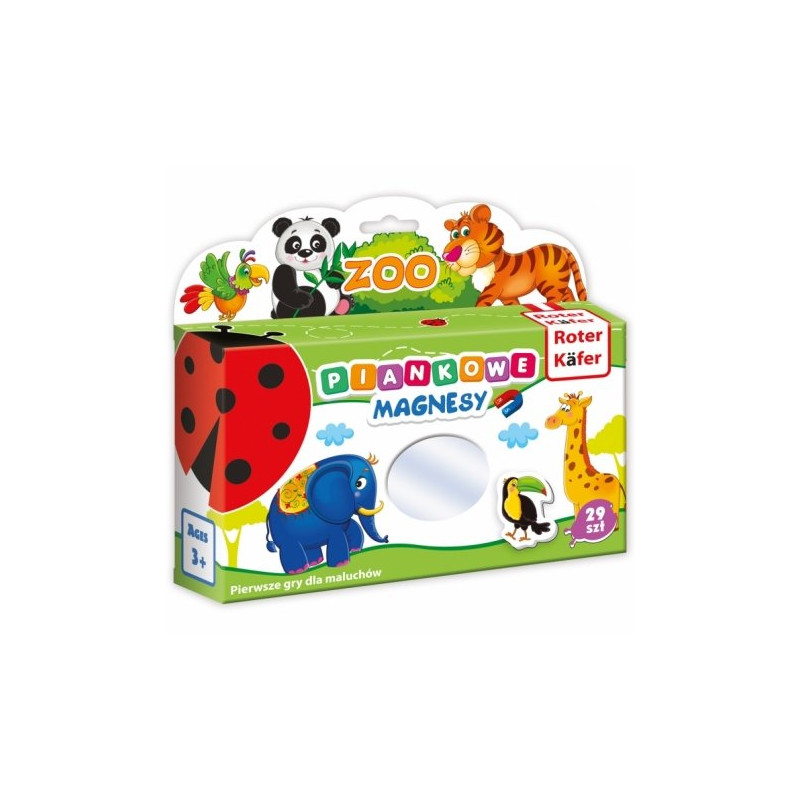 Piankowe magnesy Zoo - Roter Kafer