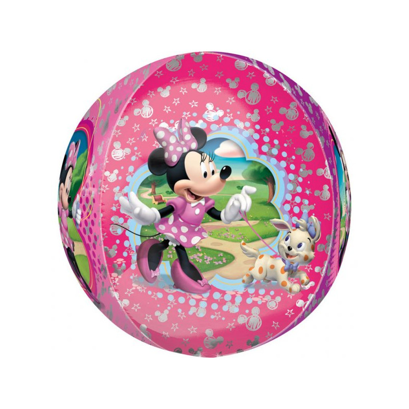 Balon Orbz Kula - Myszka Minnie 43 cm x 45 cm - 18 cali