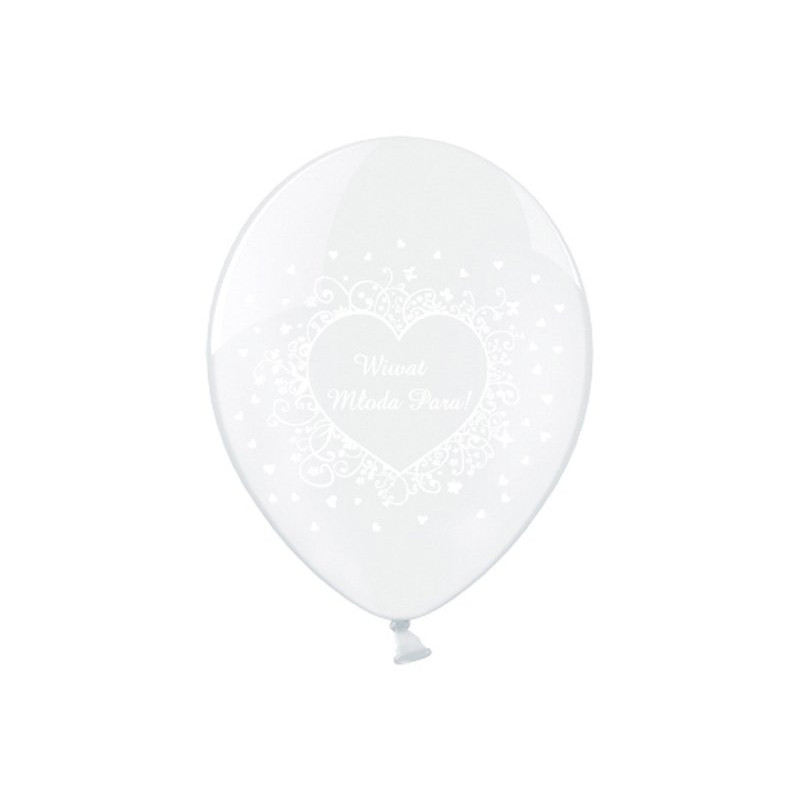 Wiwat Młoda Para - balony weselne Kraków