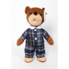 Miś uszatek w piżamce, oryginalny, 30cm