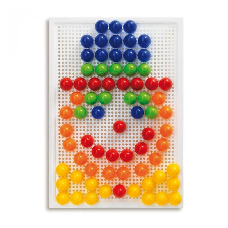 Quercetti 0955, Mozaika fantacolor portable large, Kotek