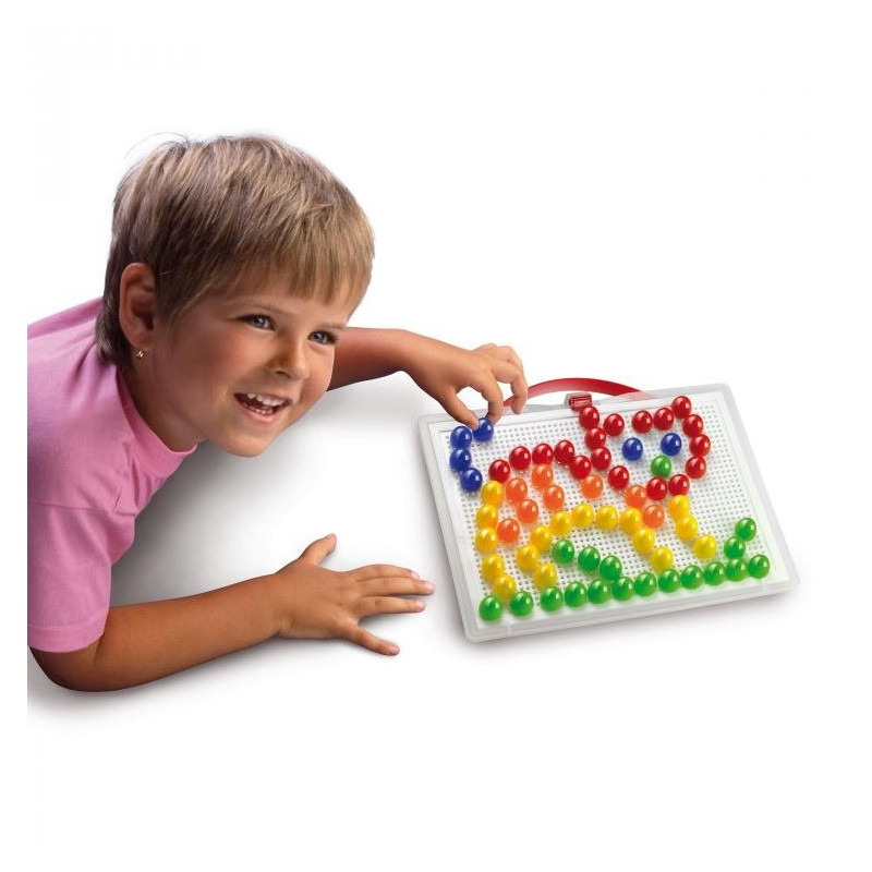 Quercetti 0955, Mozaika fantacolor portable large, Kotek