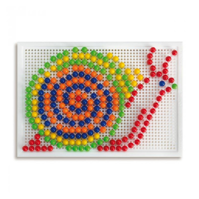 Quercetti 0952, Mozaika fantacolor portable large, Słonie