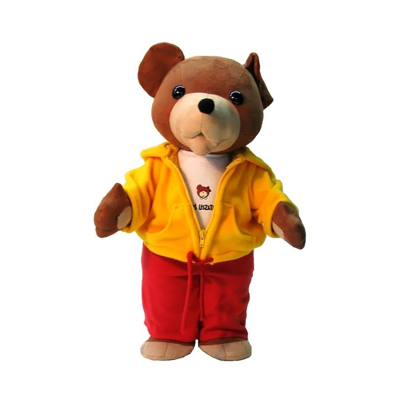 Polski Miś Uszatek w żółtej bluzie - 43 cm