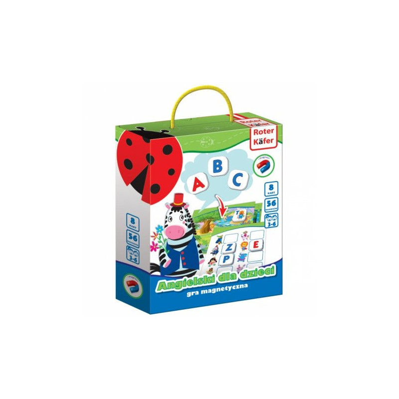 Magnetyczna gra Angielski dla dzieci, Roter Kafer