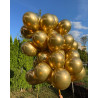 Złote balony chromowane - Kraków