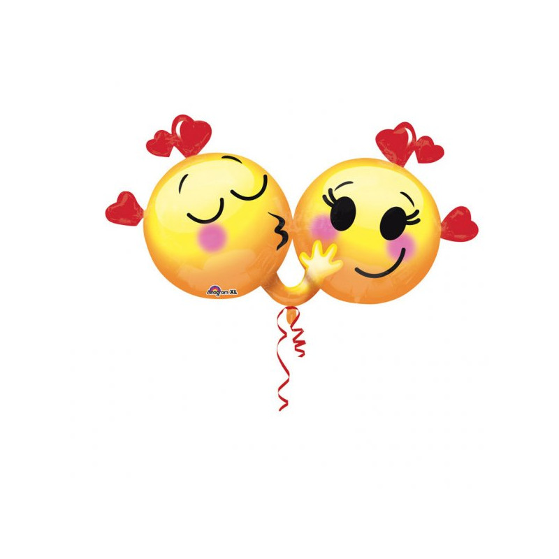 Balon Zakochane Emotki - 91cm x 53cm