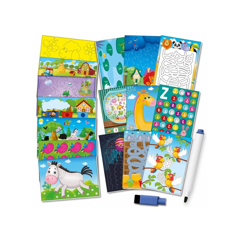 Pisz i ścieraj, zadania edukacyjne, Roter Kafer