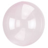 Balon Crystal Clearz - Różowy - 45 cm