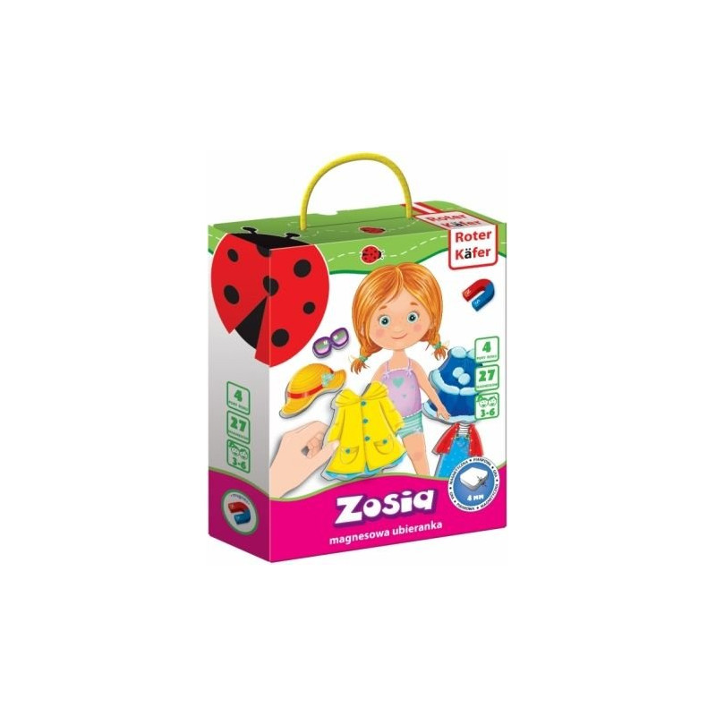 Roter Kafer, Zosia, przebieranka na magnesy