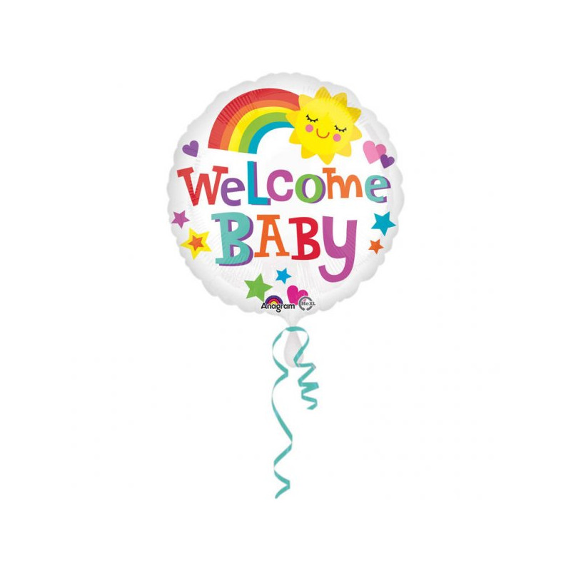 Balon  na Narodziny Dziecka - Welcome Baby 43 cm