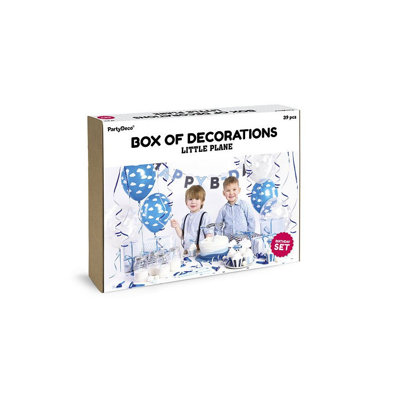 Zestaw dekoracji party - Samolocik