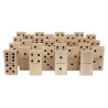 Drewniane domino dla dzieci - 28 elementów - Polska produkcja