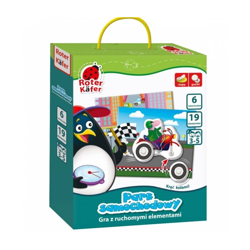 Magnetyczna gra Park samochodowy, Roter Kafer