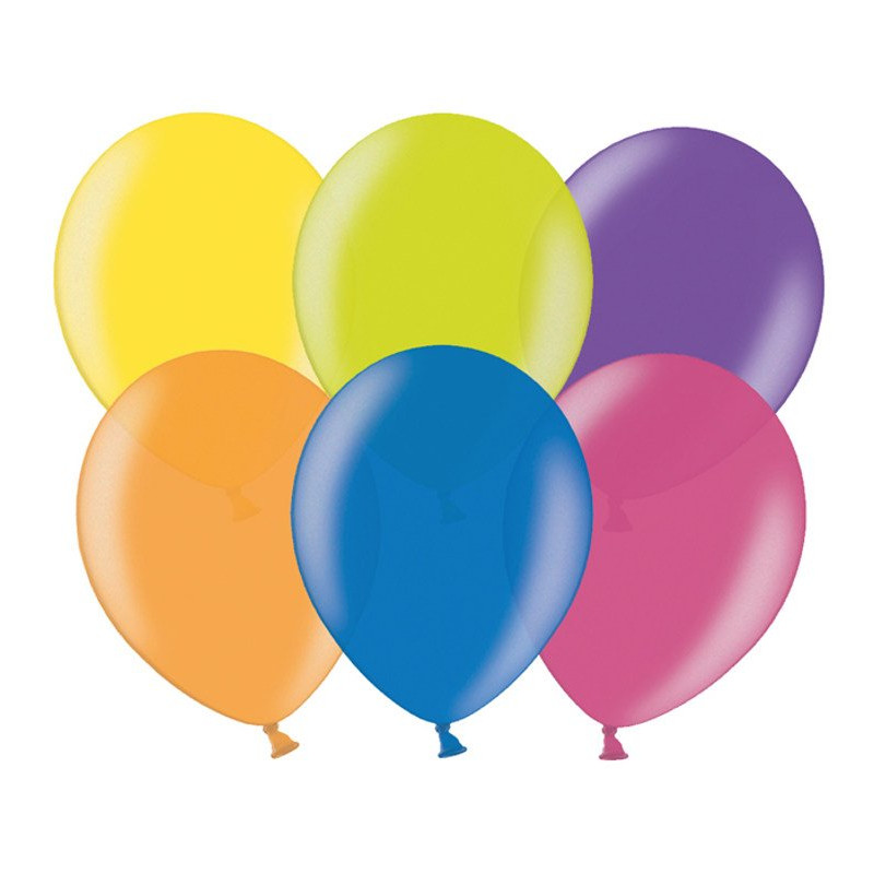 Balony lateksowe - Metaliczne Mix - 14 cali - 100 sztuk