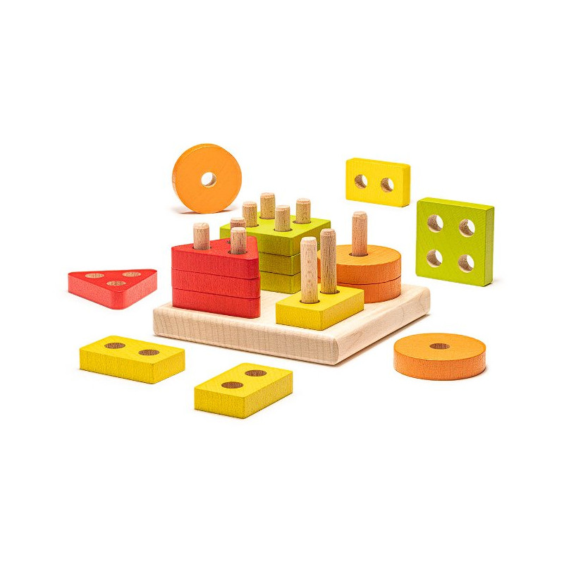 Sorter drewniany - Figury Geometryczne - Cubika