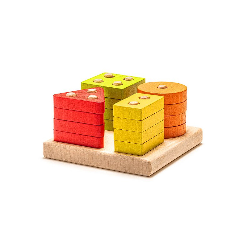 Sorter drewniany - Figury Geometryczne - Cubika
