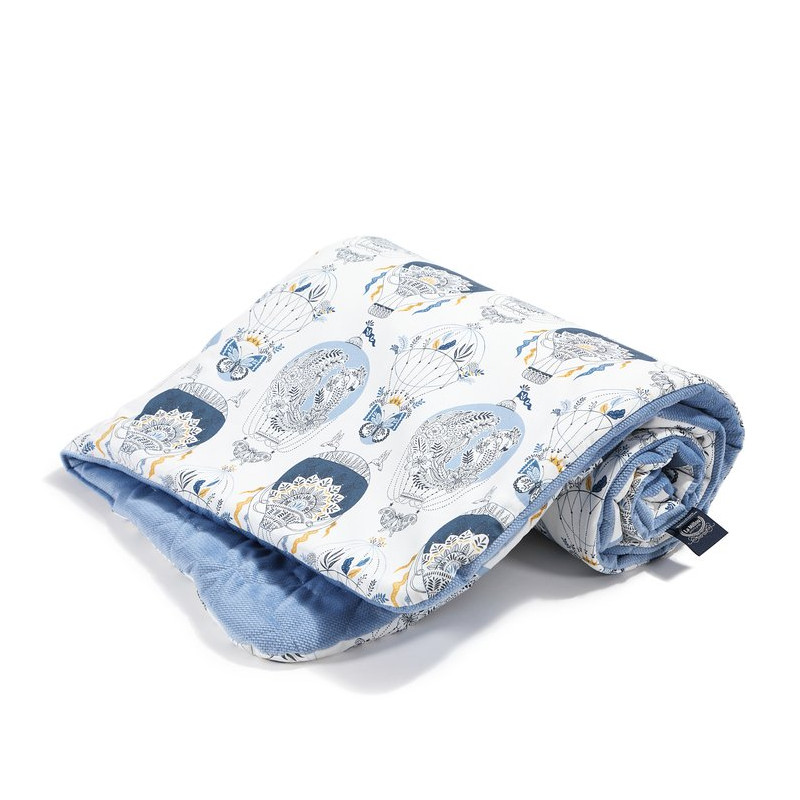 Kocyk Velvet Cotton, Cappadocia Sky, Dove Blue, La Millou