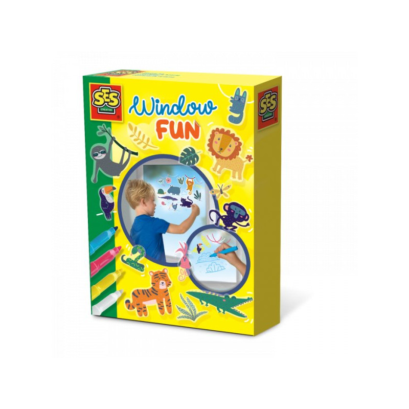 Naklejki na szybę - Dżungla - SES Creative