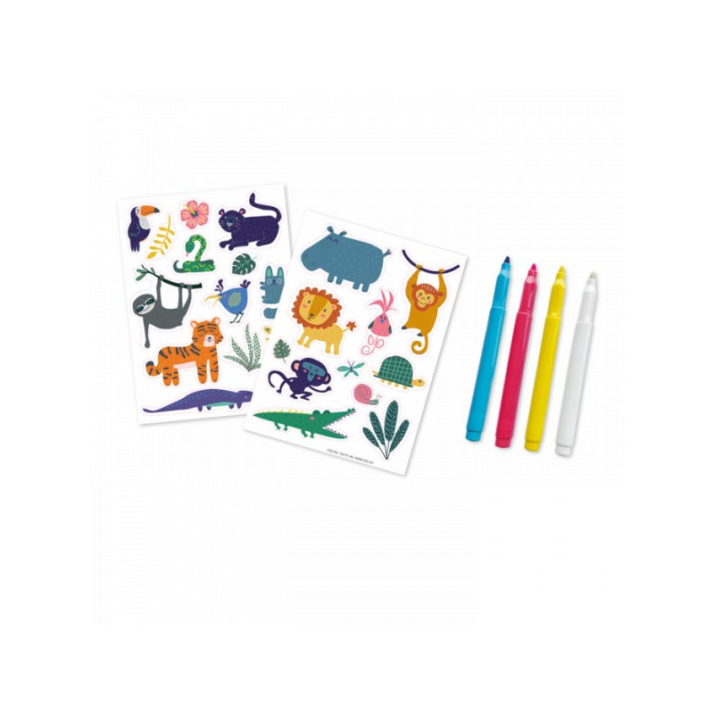 Naklejki na szybę - Dżungla - SES Creative