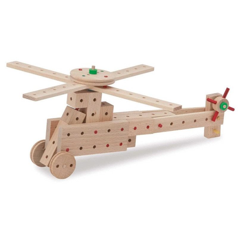 Matador Explorer EXL - Drewniane klocki konstrukcyjne - Helikopter