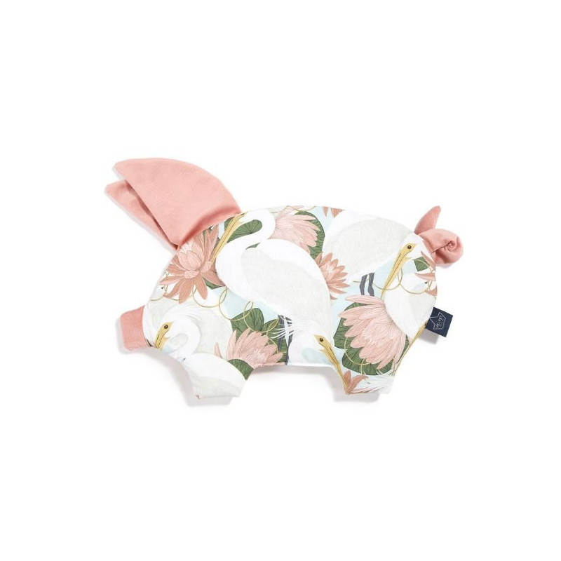 Podusia Sleepy Pig Velvet, Heron in a Pink Lotus , Papaya, La Millou