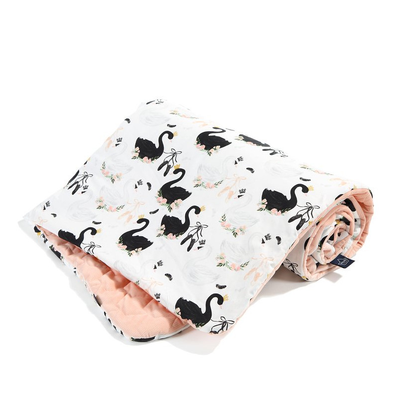 Narzutka przedszkolaka Velvet, Moonlight Swan, Powder Pink