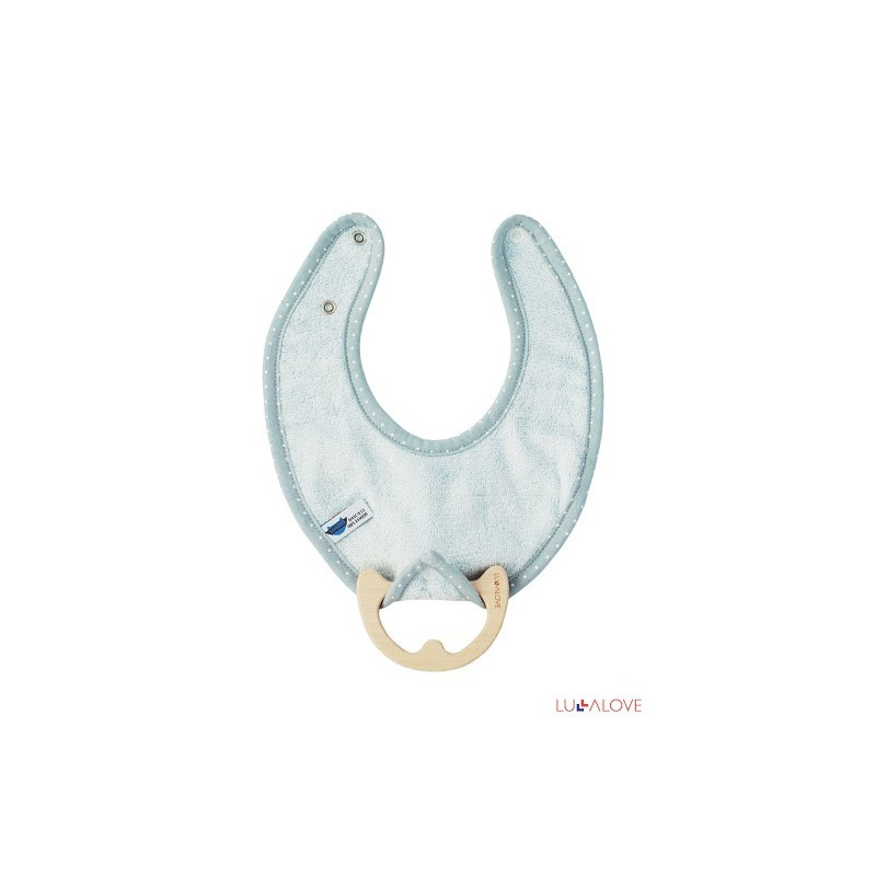 Lullalove - Śliniaczek z gryzaczkiem - SupeRRO baby eco