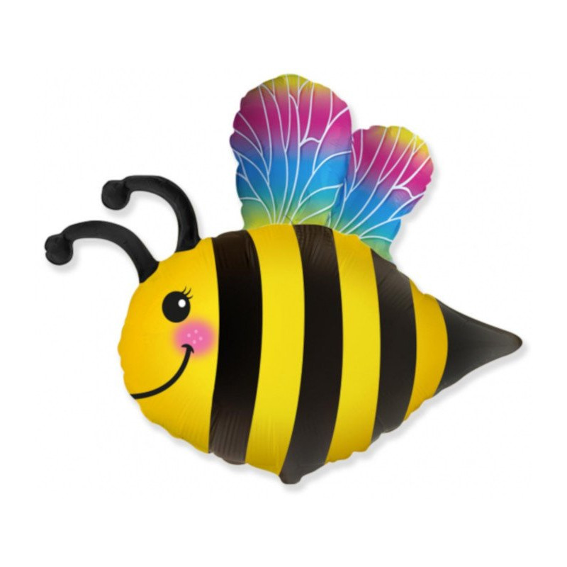 Balon foliowy - Happy Bee - 60 cm