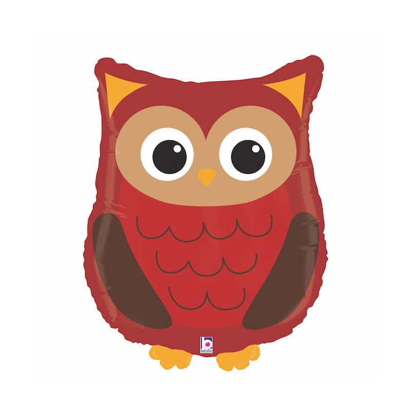Balon foliowy w kształcie Sowy - 66 cm